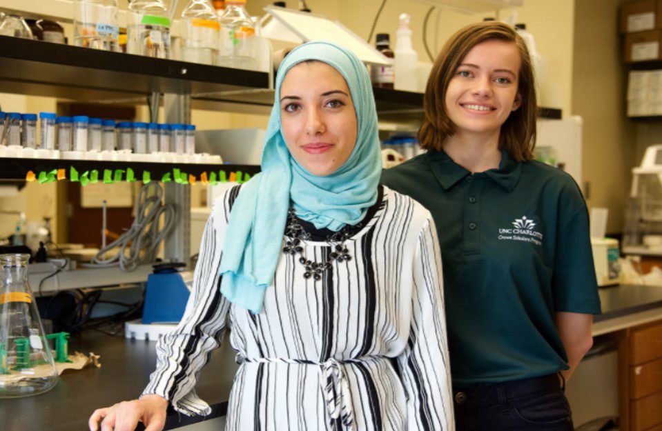 49ers Nemah-Allah Saleh and Tess Overton were both Goldwater Scholarship recipients in 2017.